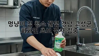 🐶 멍냥이 집 청소 꿀팁!🏡 경남 고성군 회화면 초보 집사 집중! ✨